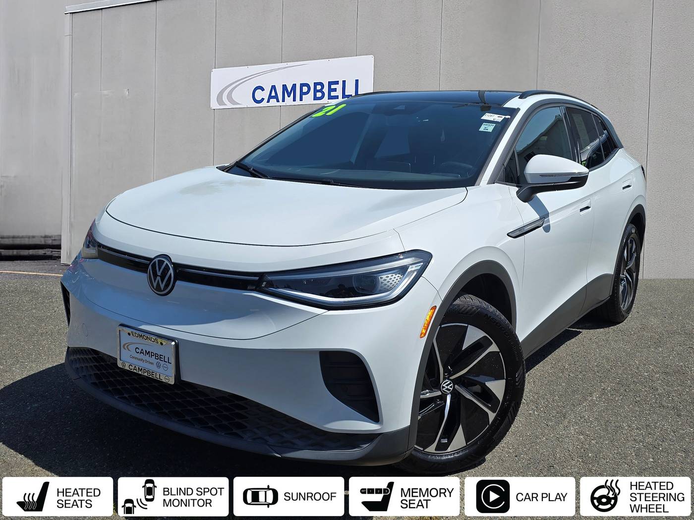 2021 Volkswagen ID.4 Pro S — SUV — 25,256 mi — Edmonds, WA