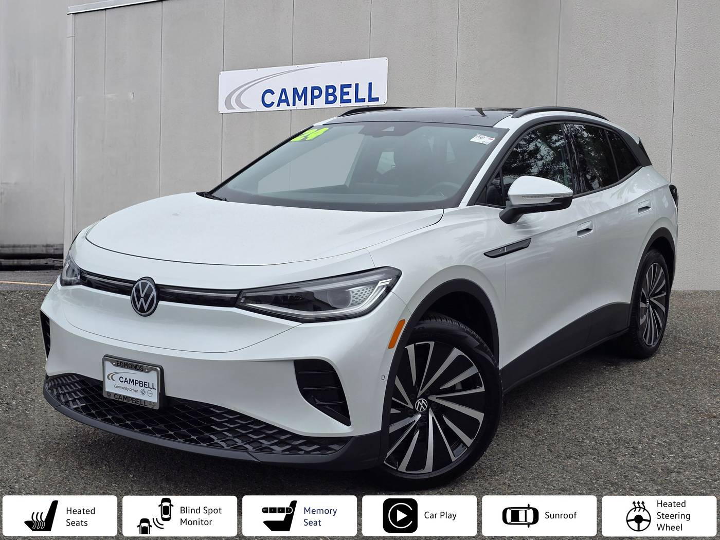 2024 Volkswagen ID.4 S — SUV — 7,470 mi — Edmonds, WA