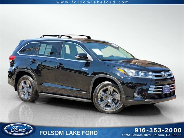 2019 Toyota Highlander Hybrid Limited Platinum — SUV — 123,990 mi — Folsom, CA