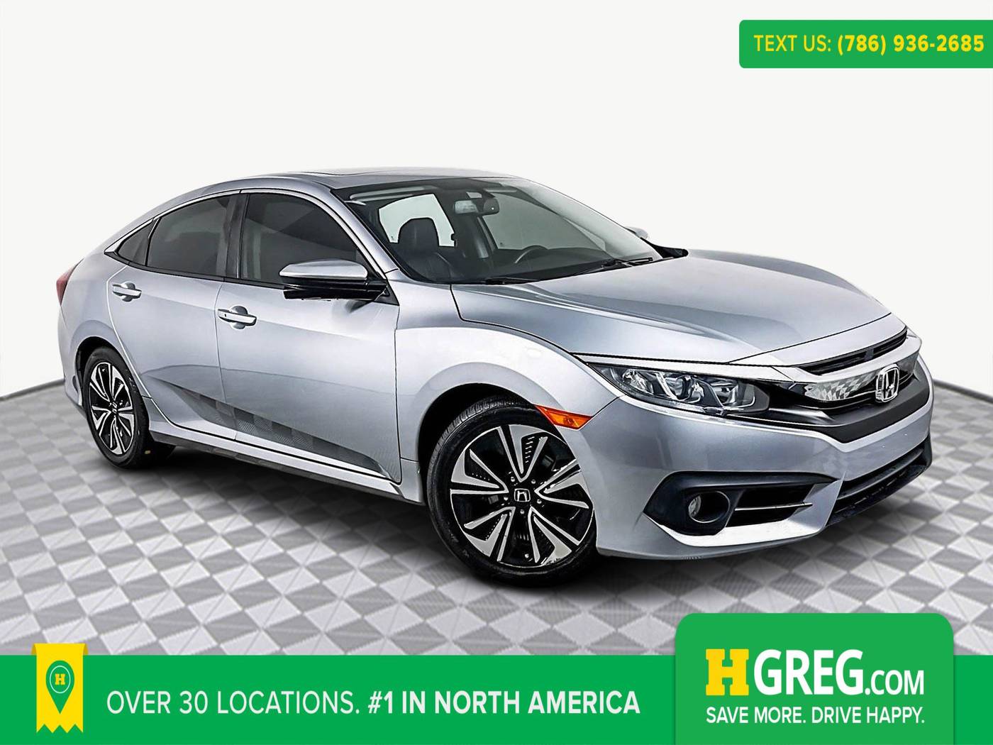 2017 Honda Civic EX-L — Sedan — 49,382 mi — Doral, FL