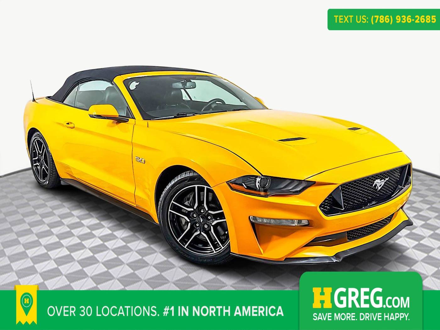2019 Ford Mustang GT Premium — Convertible — 27,880 mi — Doral, FL