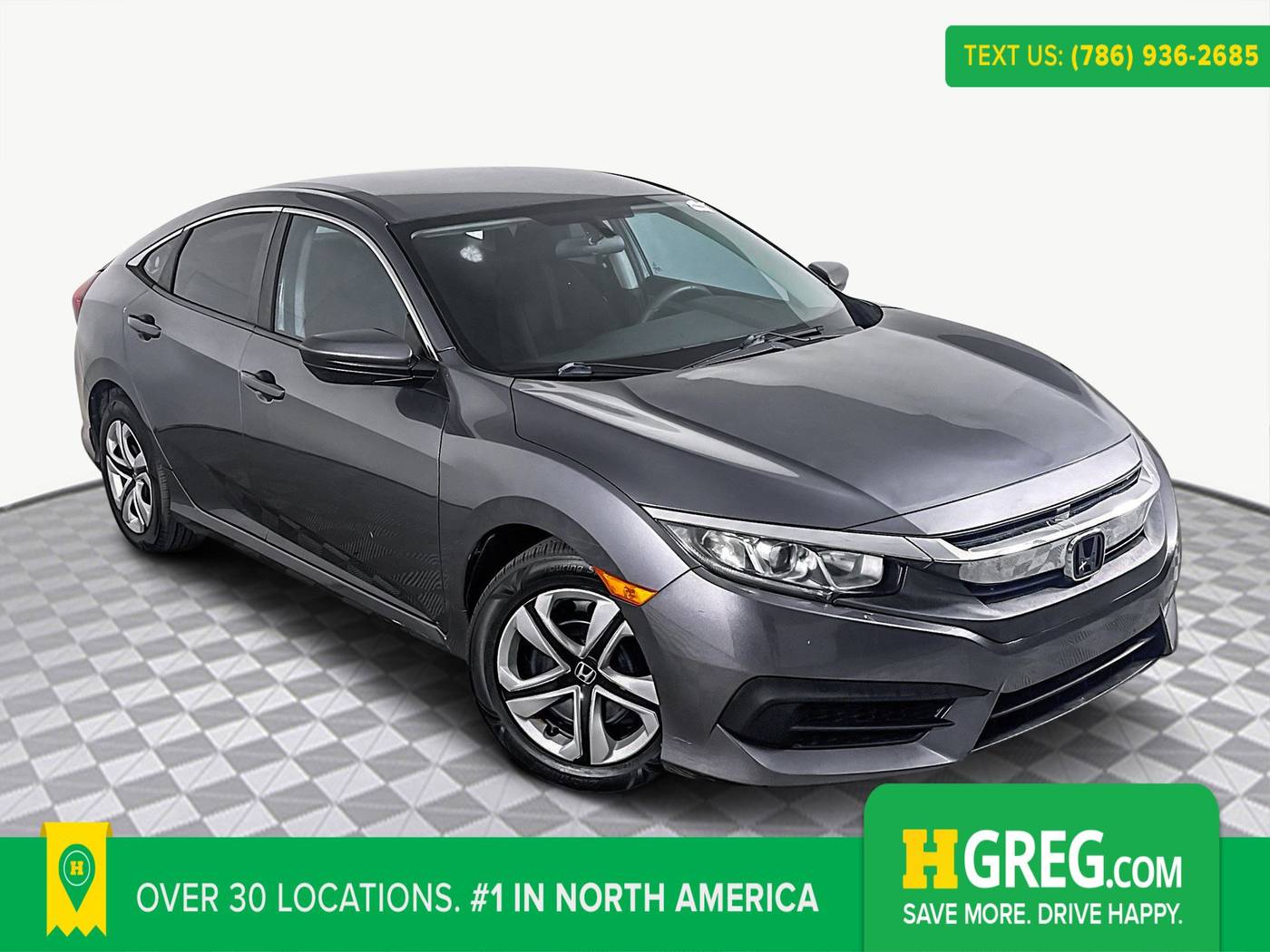 2017 Honda Civic LX — Sedan — 66,152 mi — Doral, FL