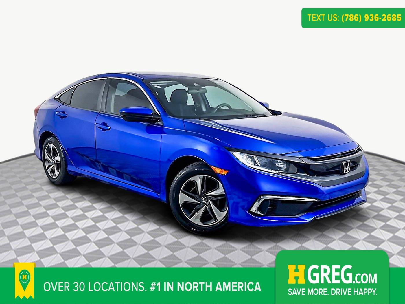 2021 Honda Civic LX — Sedan — 51,558 mi — Doral, FL