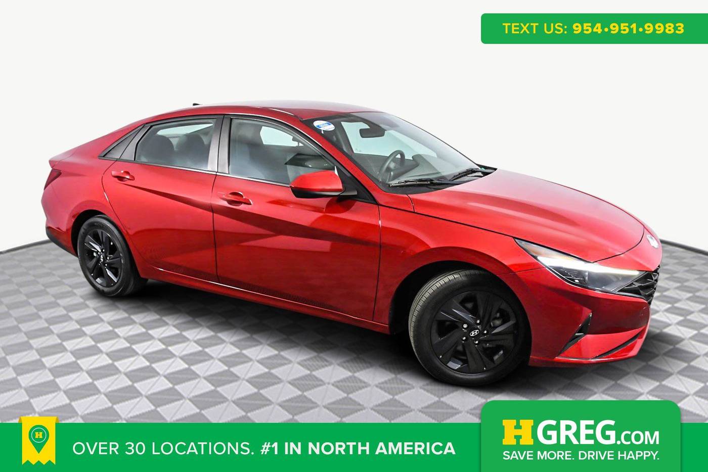 2023 Hyundai Elantra Hybrid Blue — Sedan — 23,989 mi — Doral, FL