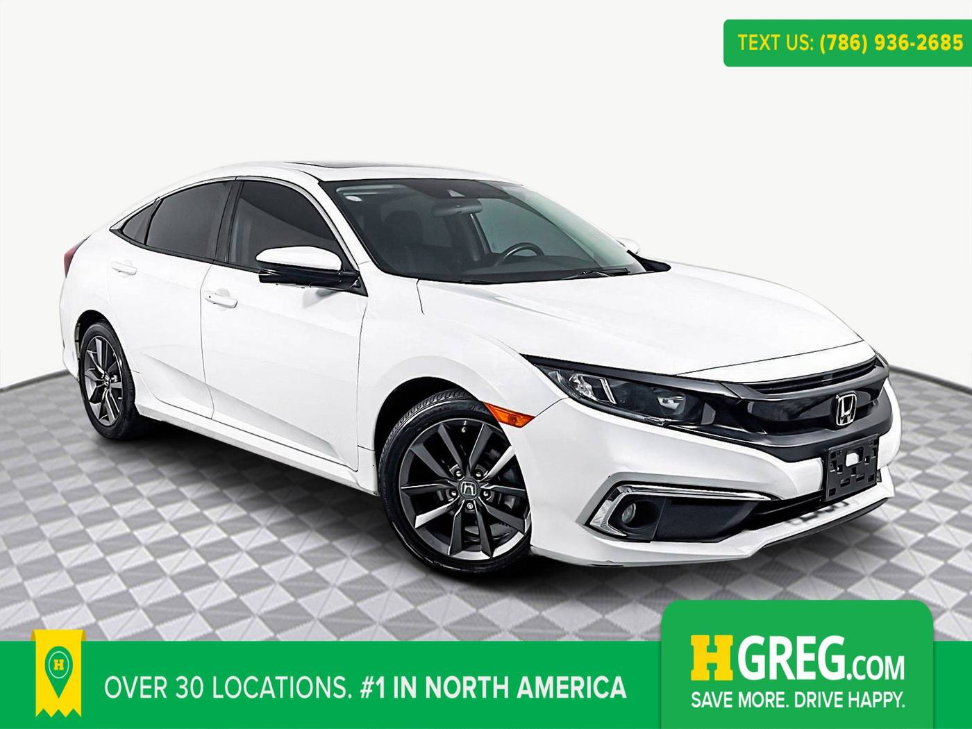 2021 Honda Civic EX — Sedan — 53,587 mi — Doral, FL
