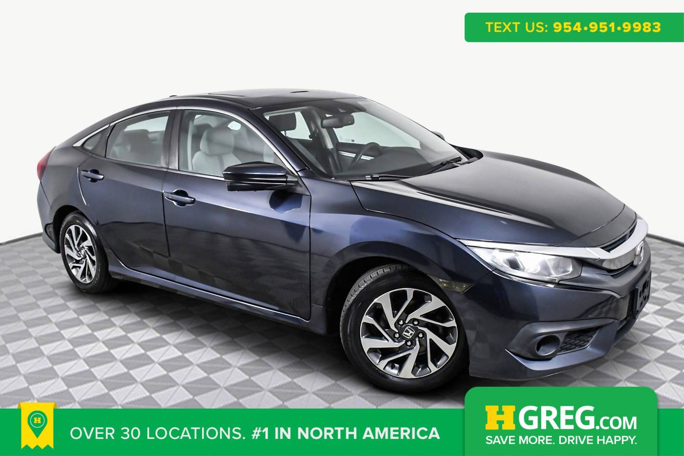 2018 Honda Civic EX — Sedan — 87,649 mi — Doral, FL