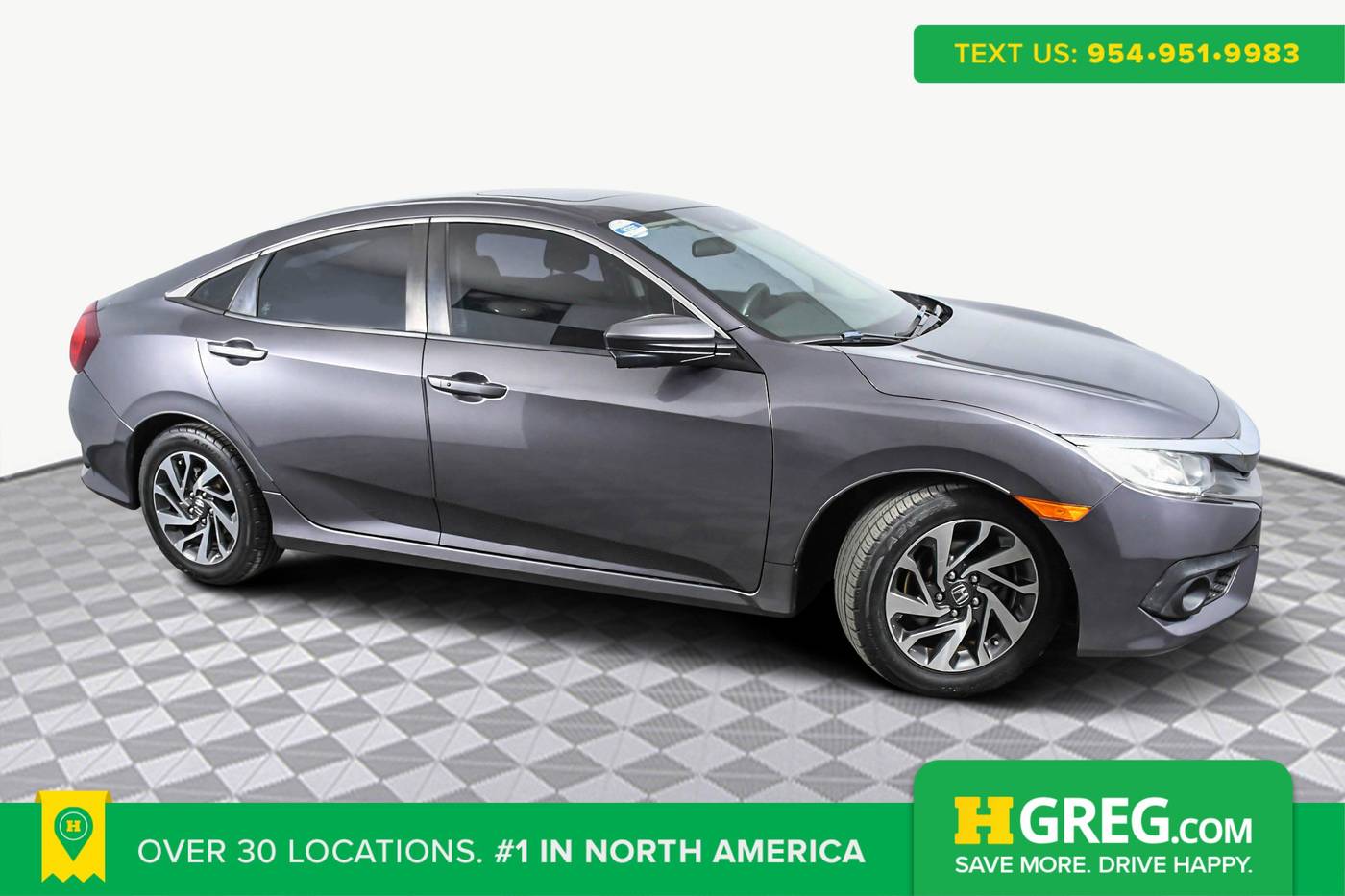 2016 Honda Civic EX — Sedan — 53,448 mi — Doral, FL