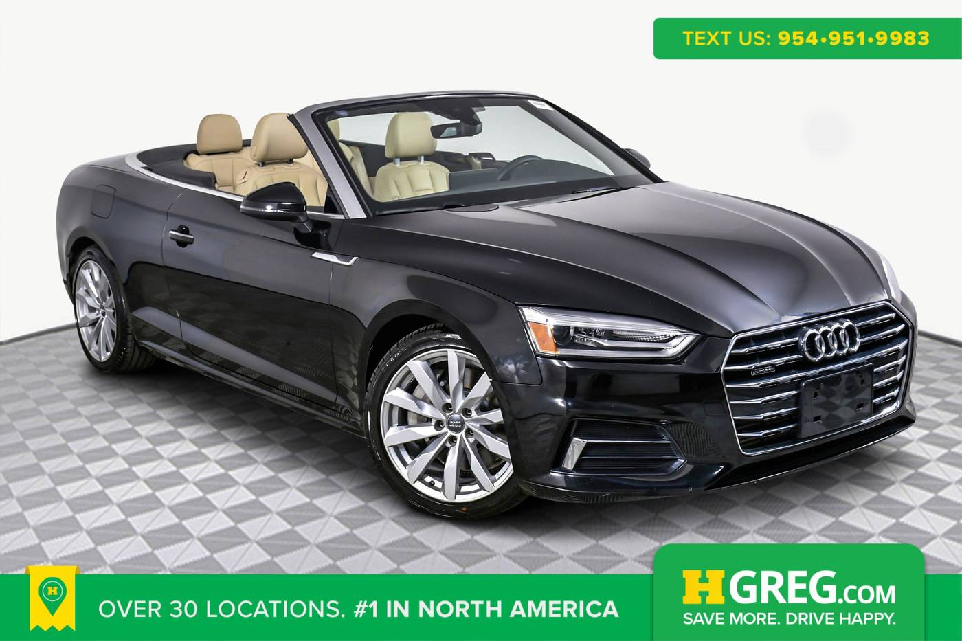 2018 Audi A5 Premium — Convertible — 48,200 mi — Doral, FL