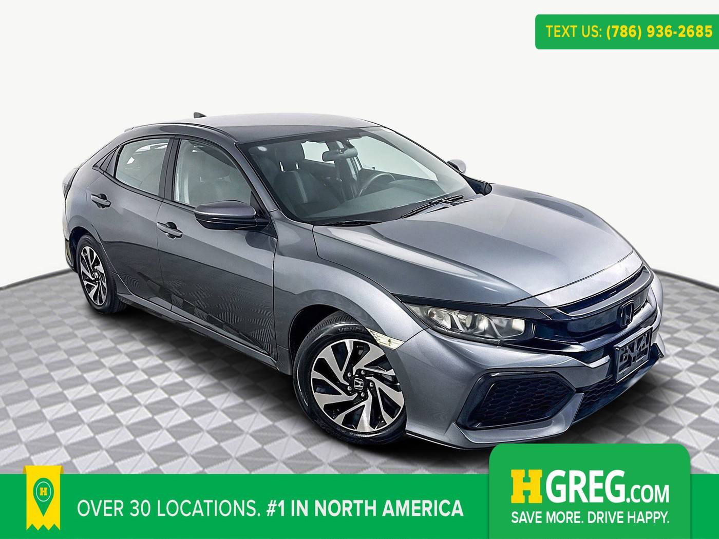2017 Honda Civic LX — Hatchback — 56,190 mi — Doral, FL