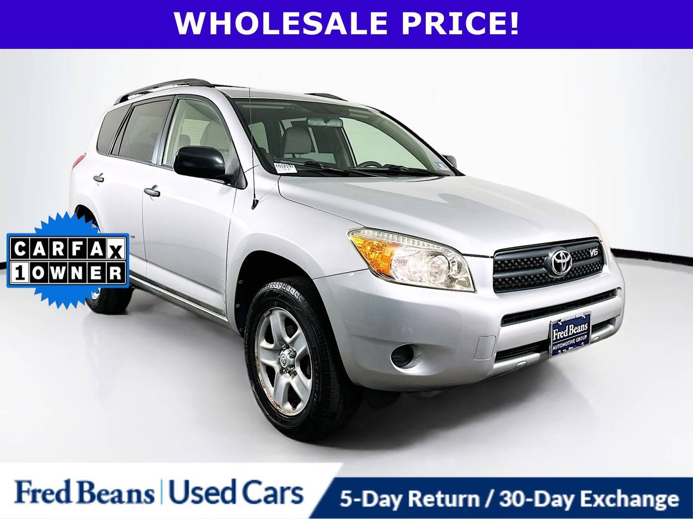 2007 Toyota RAV4 Base V6 — SUV — 130,626 mi — Flemington, NJ