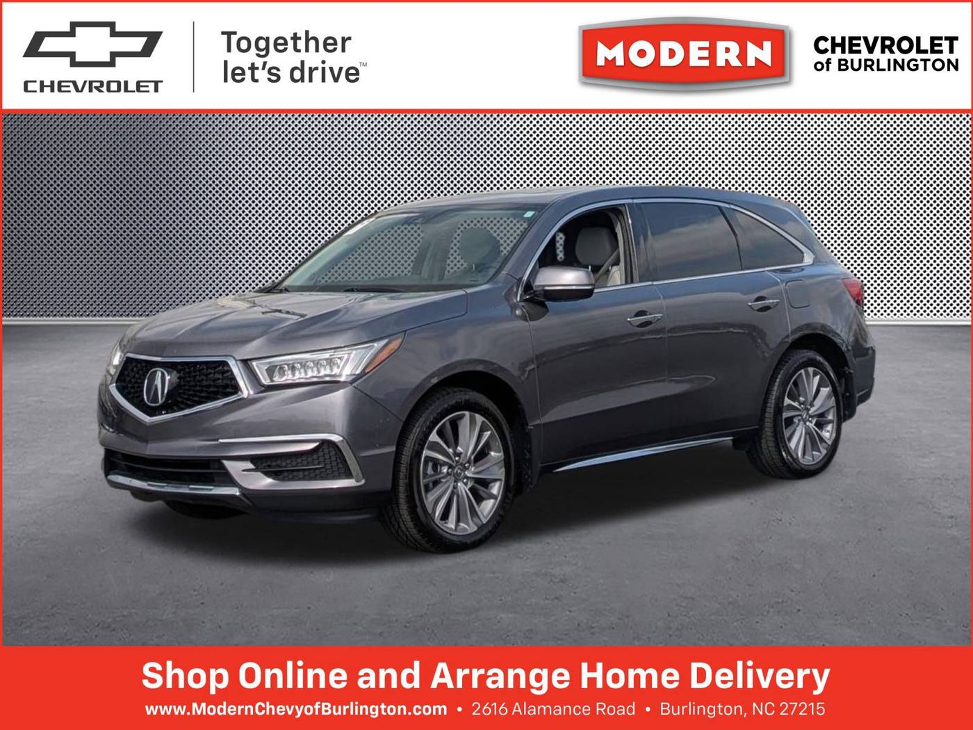 2018 Acura MDX Technology Package — SUV — 118,970 mi — Burlington, NC