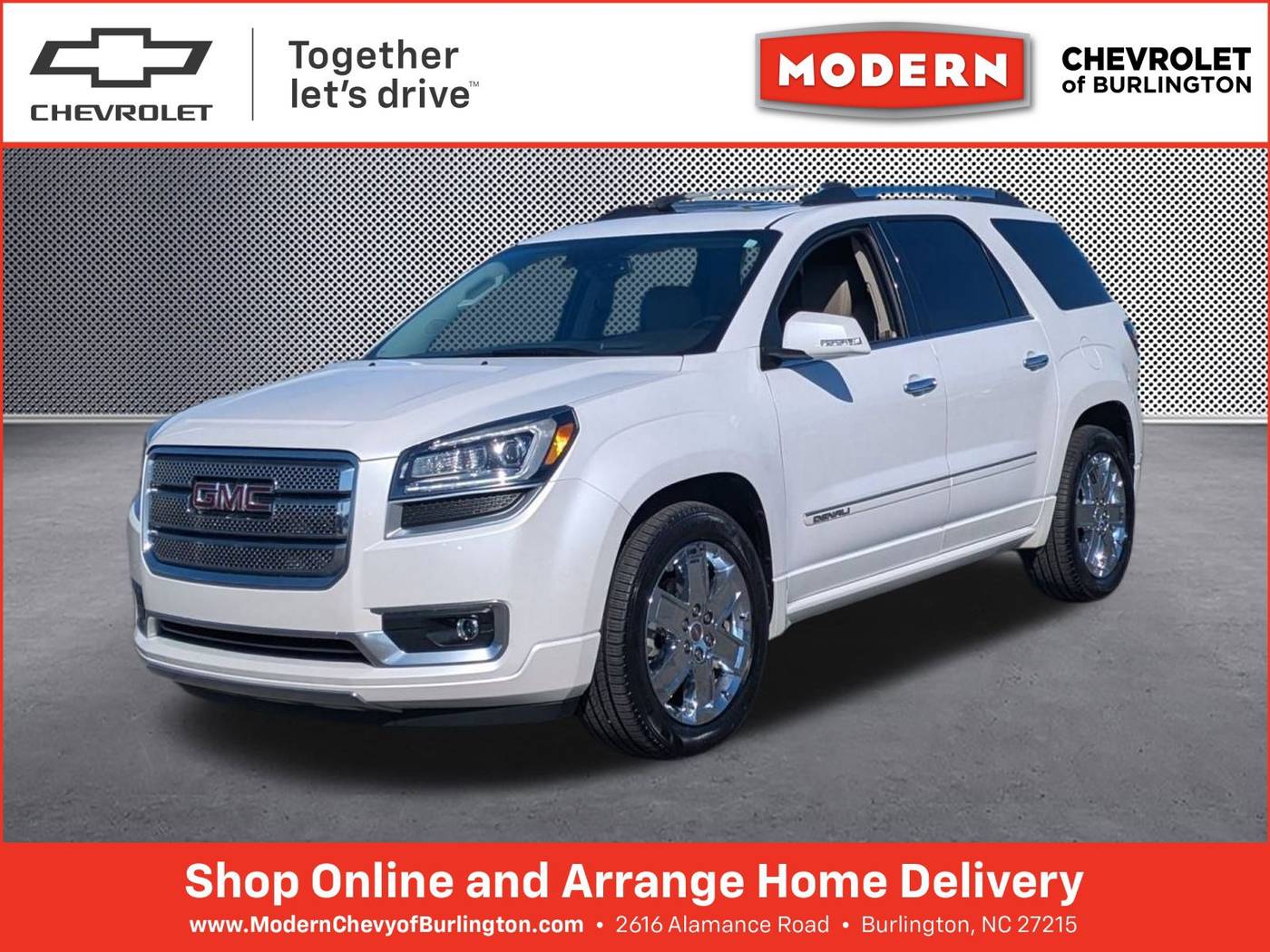 2016 GMC Acadia Denali — SUV — 88,327 mi — Burlington, NC