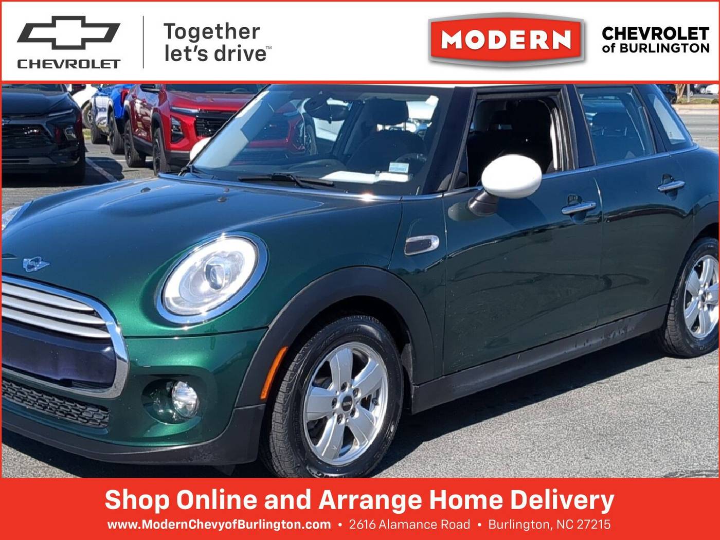 2015 MINI Hardtop Cooper — Hatchback — 67,978 mi — Burlington, NC