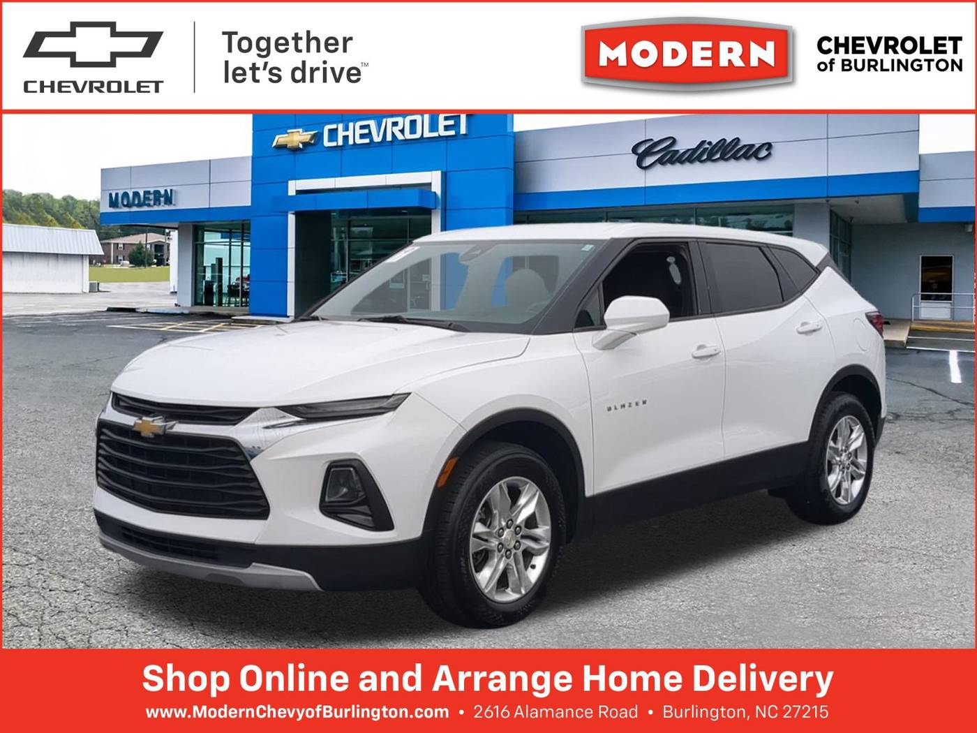 2021 Chevrolet Blazer 2LT — SUV — 92,092 mi — Burlington, NC