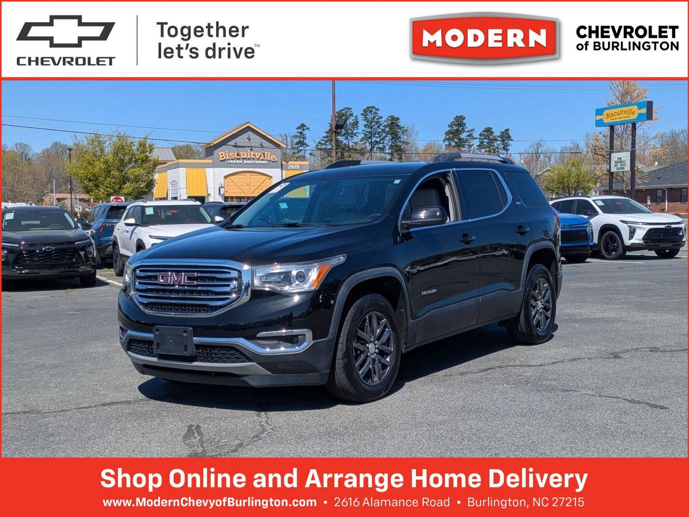 2019 GMC Acadia SLT — SUV — 81,458 mi — Burlington, NC