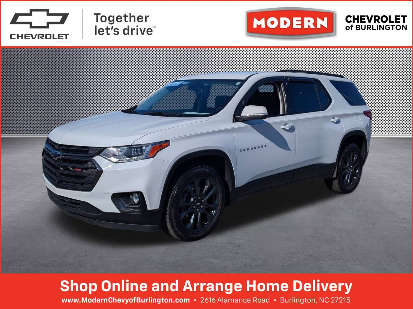 2021 Chevrolet Traverse RS — SUV — 38,937 mi — Burlington, NC