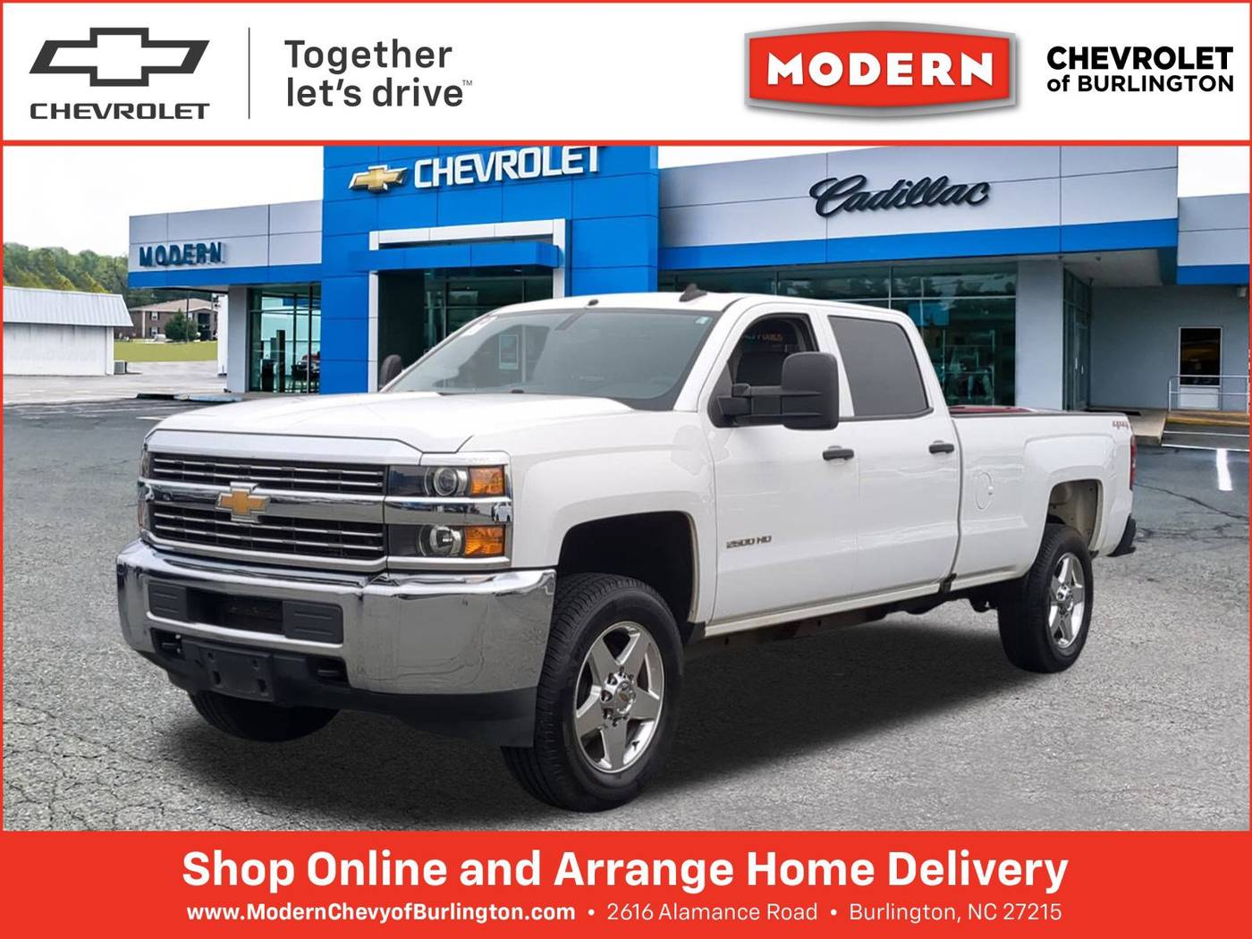 2016 Chevrolet Silverado 2500HD WT — Pickup Truck — 168,705 mi — Burlington, NC