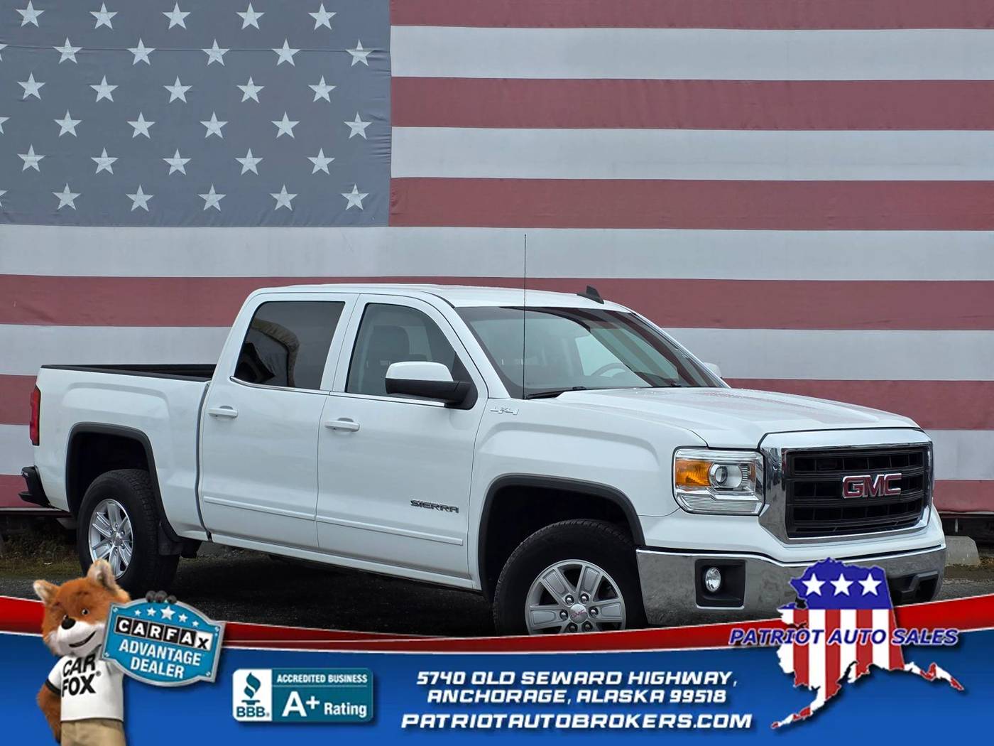 2015 GMC Sierra 1500 SLE — Pickup Truck — 36,329 mi — Anchorage, AK