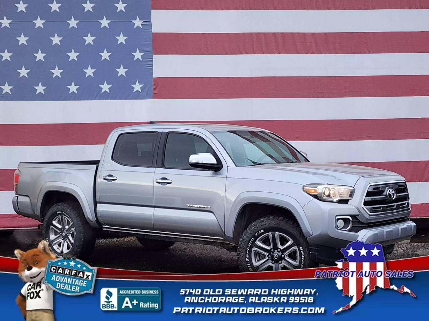 2017 Toyota Tacoma Limited — Pickup Truck — 100,100 mi — Anchorage, AK