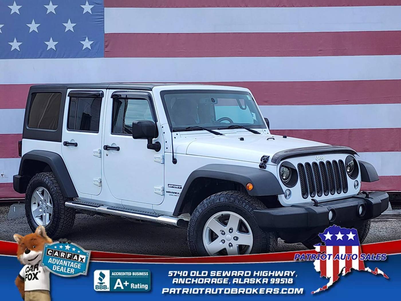 2014 Jeep Wrangler Sport — SUV — 109,505 mi — Anchorage, AK