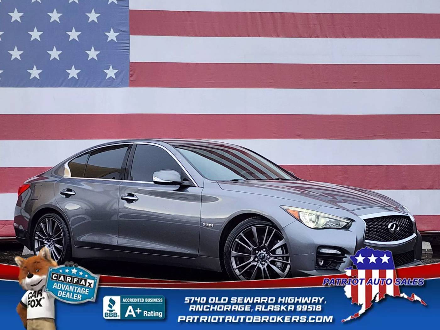 2016 INFINITI Q50 3.0t RED SPORT 400 — Sedan — 61,665 mi — Anchorage, AK