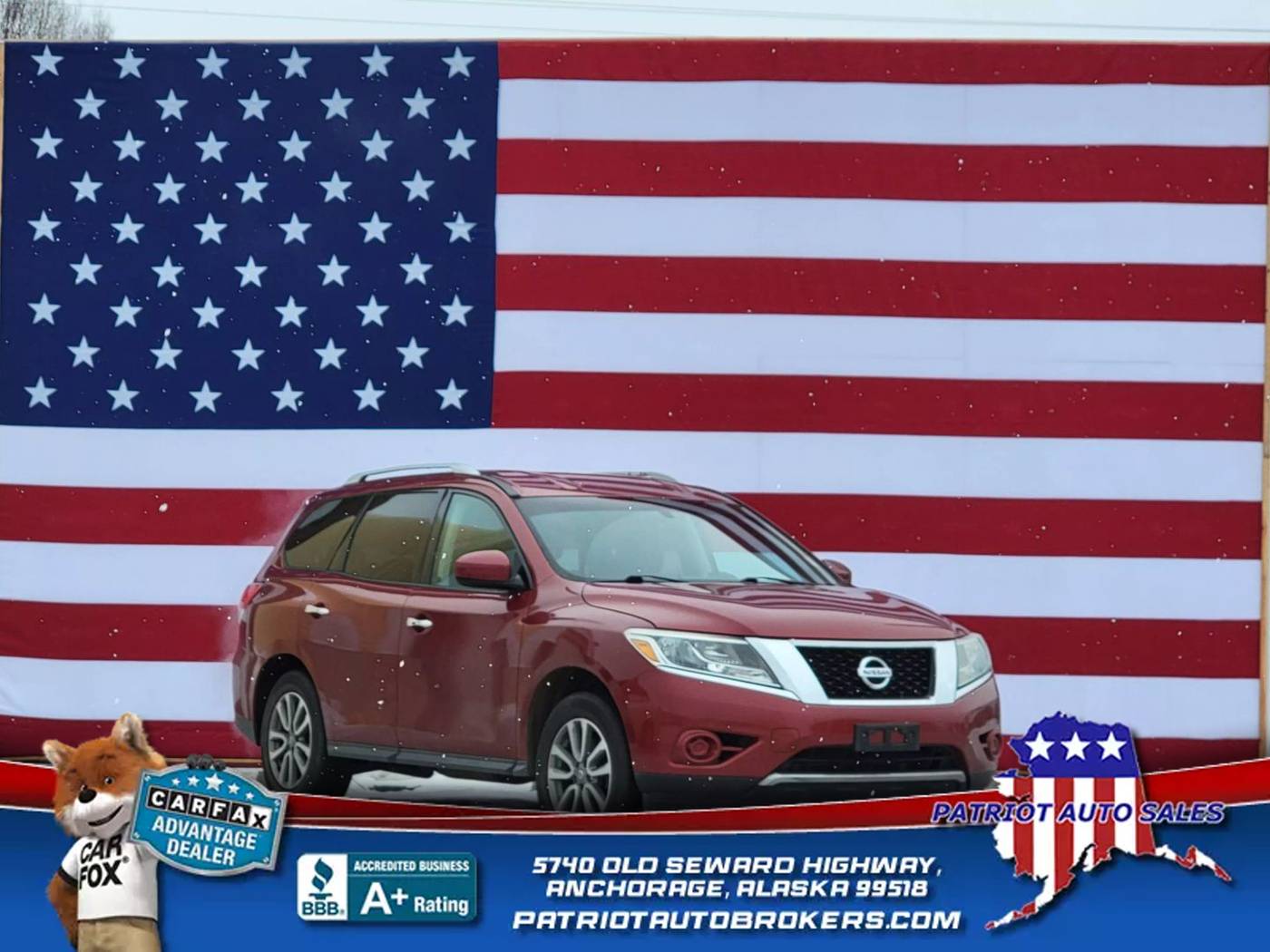 2013 Nissan Pathfinder SV — SUV — 93,292 mi — Anchorage, AK