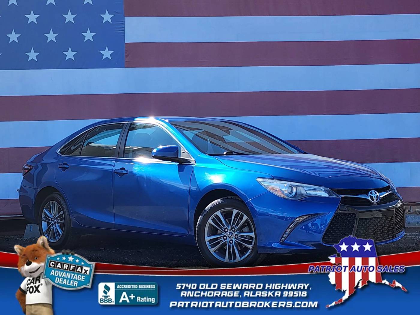 2017 Toyota Camry LE — Sedan — 89,571 mi — Anchorage, AK