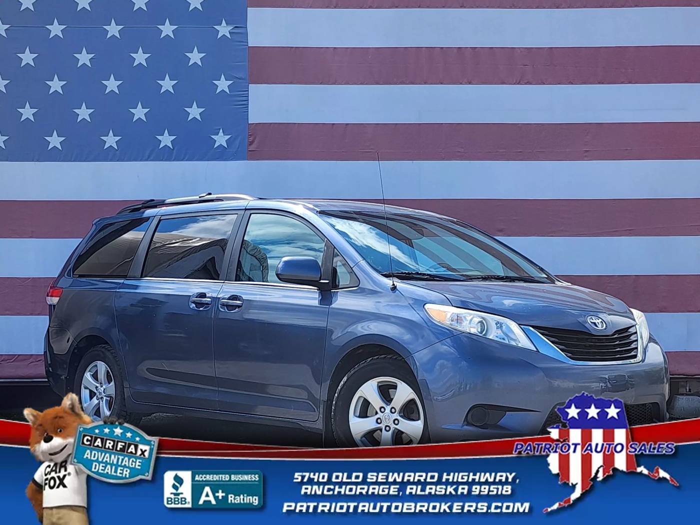 2013 Toyota Sienna LE — Minivan — 127,886 mi — Anchorage, AK