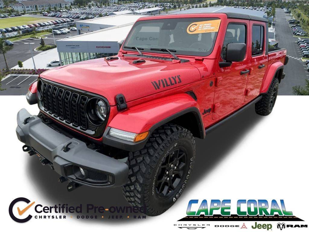 2024 Jeep Gladiator Willys — Pickup Truck — 7,386 mi — Cape Coral, FL
