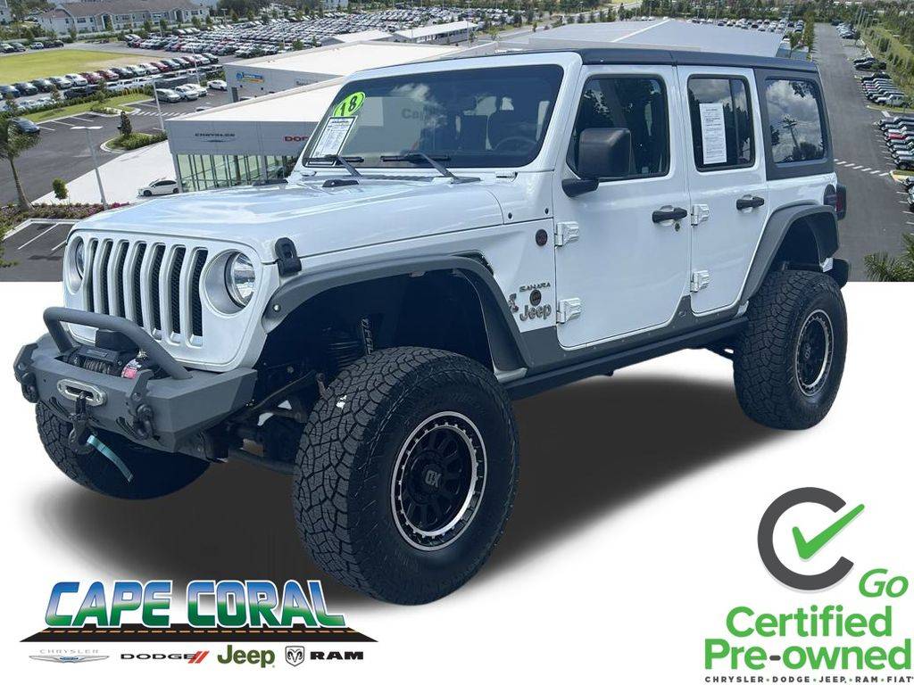 2018 Jeep Wrangler Sahara — SUV — 35,029 mi — Cape Coral, FL