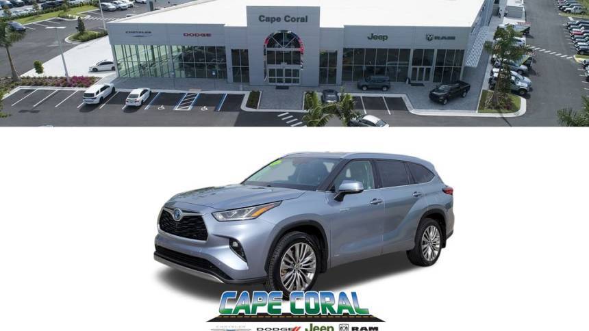 2021 Toyota Highlander Hybrid Platinum — SUV — 55,376 mi — Cape Coral, FL