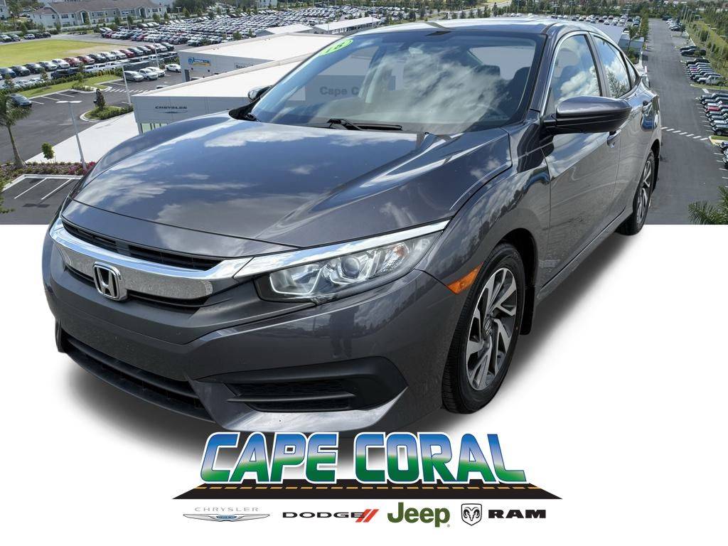 2018 Honda Civic EX — Sedan — 93,346 mi — Cape Coral, FL