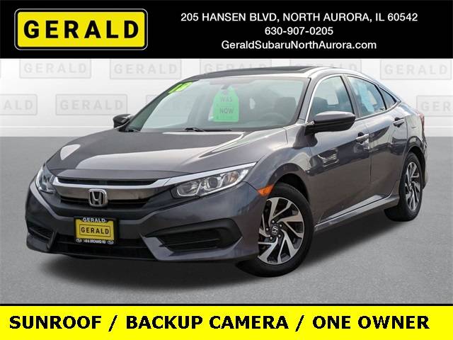 2018 Honda Civic EX — Sedan — 69,582 mi — North Aurora, IL