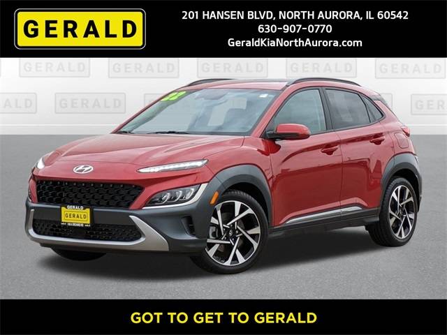 2022 Hyundai Kona Limited — SUV — 17,229 mi — North Aurora, IL