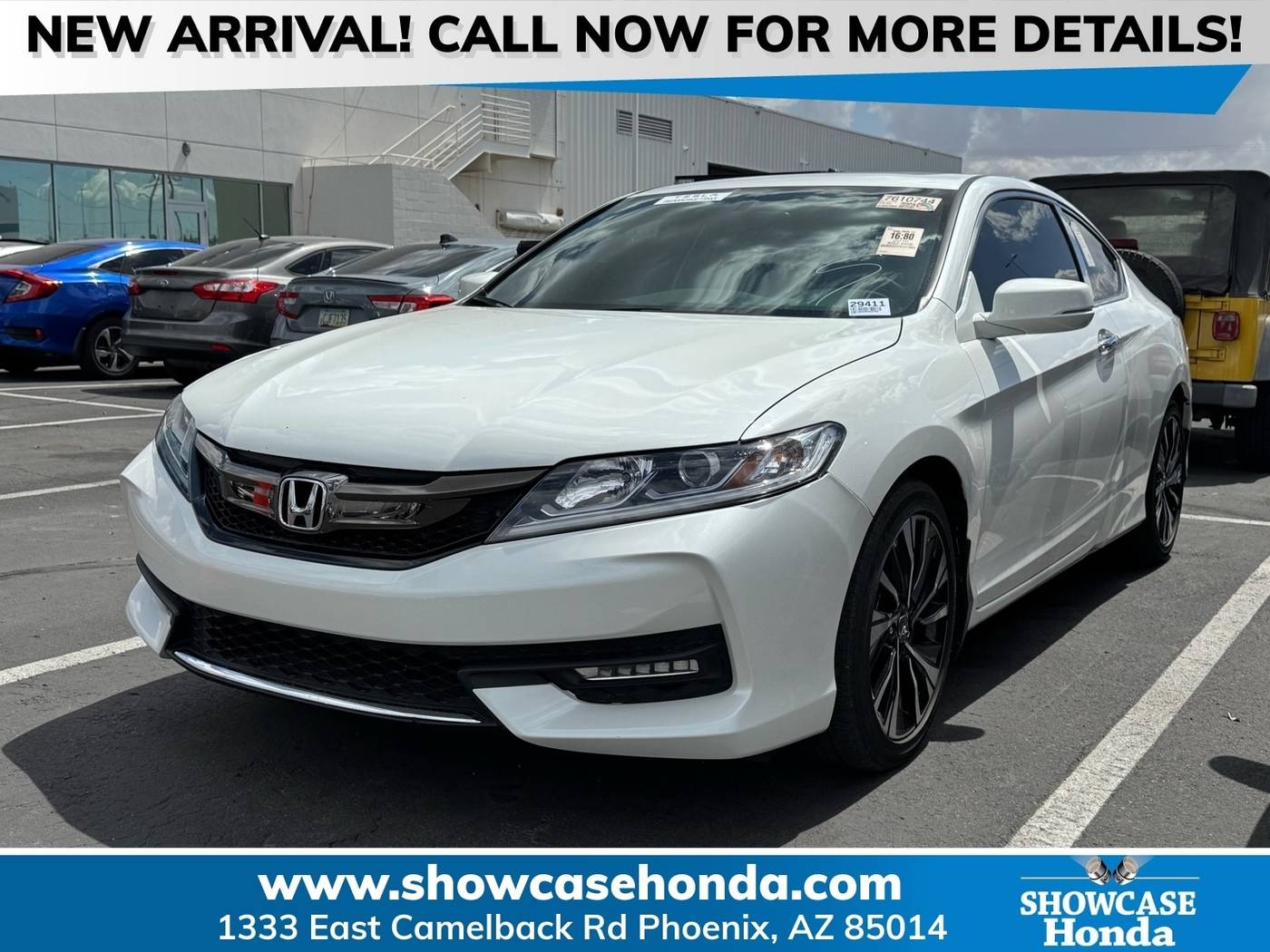 2016 Honda Accord EX-L V6 — Coupe — 92,668 mi — Phoenix, AZ