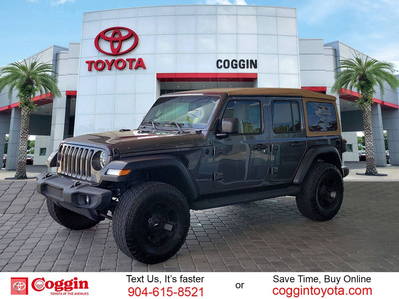 2020 Jeep Wrangler Black and Tan — SUV — 50,565 mi — Jacksonville, FL