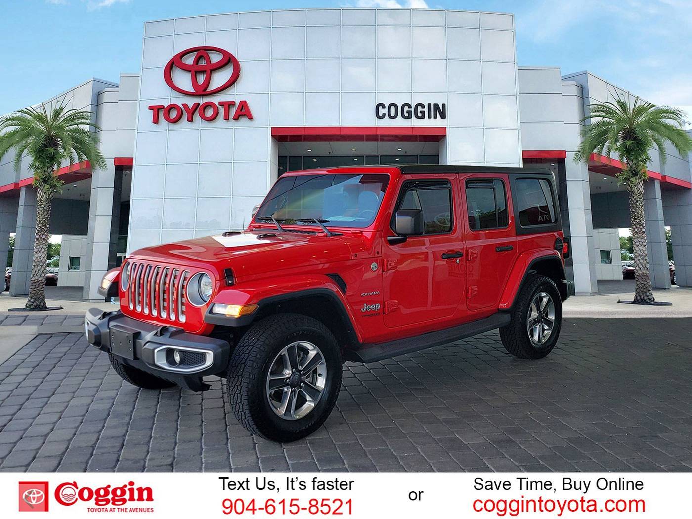 2019 Jeep Wrangler Sahara — SUV — 56,741 mi — Jacksonville, FL