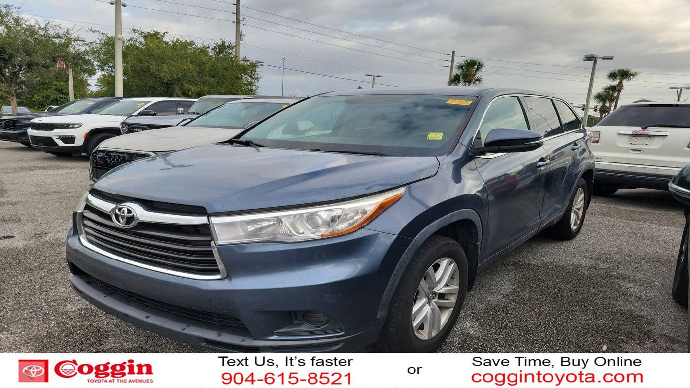 2015 Toyota Highlander LE V6 — SUV — 152,777 mi — Jacksonville, FL