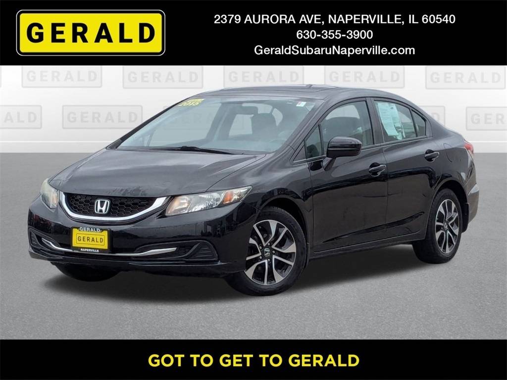 2015 Honda Civic EX — Sedan — 93,170 mi — Naperville, IL