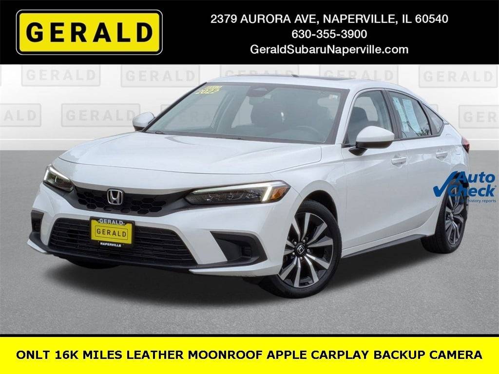 2022 Honda Civic EX-L — Hatchback — 16,785 mi — Naperville, IL