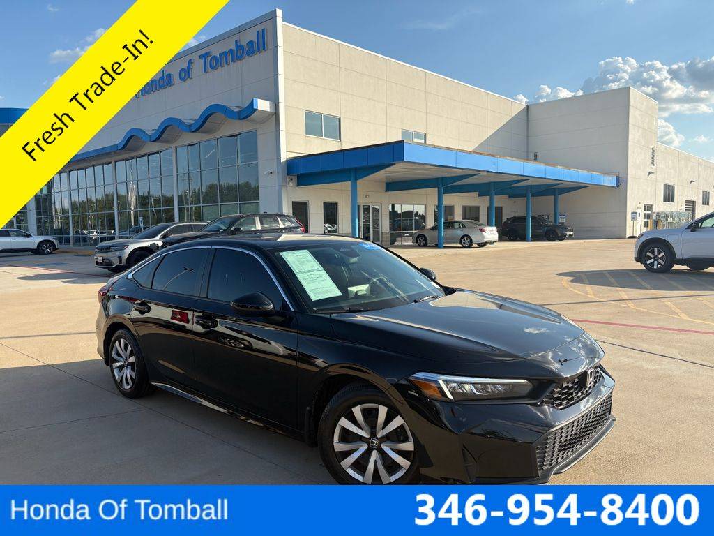 2025 Honda Civic LX — Sedan — 32,896 mi — Tomball, TX