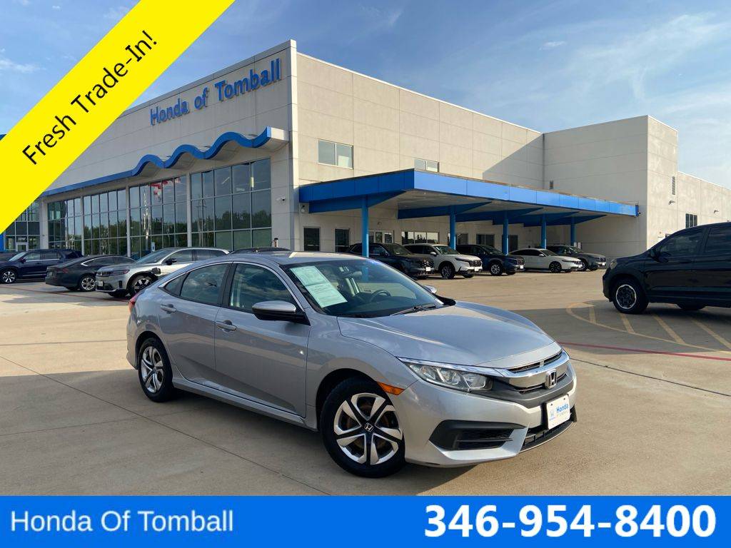 2018 Honda Civic LX — Sedan — 65,524 mi — Tomball, TX