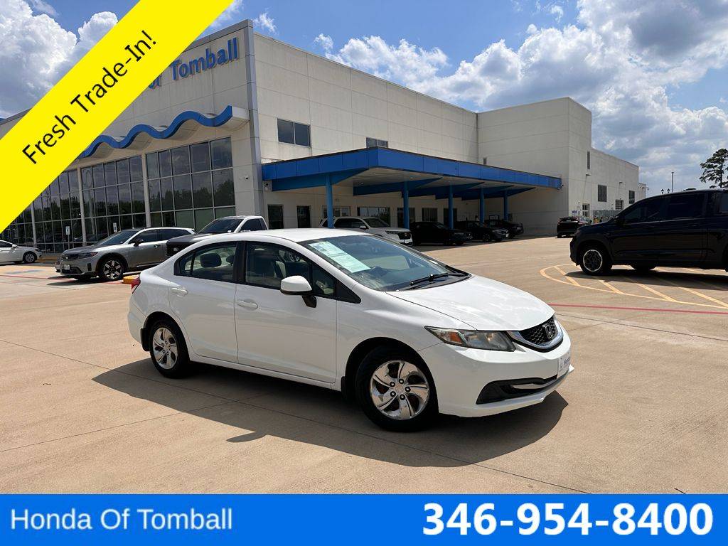 2013 Honda Civic LX — Sedan — 132,024 mi — Tomball, TX