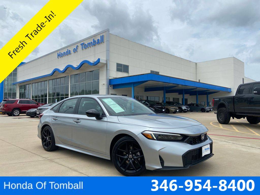 2025 Honda Civic Sport — Sedan — 1,643 mi — Tomball, TX