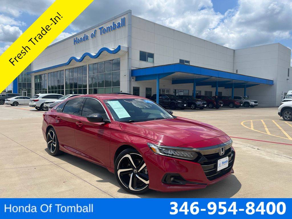 2022 Honda Accord Sport — Sedan — 58,456 mi — Tomball, TX