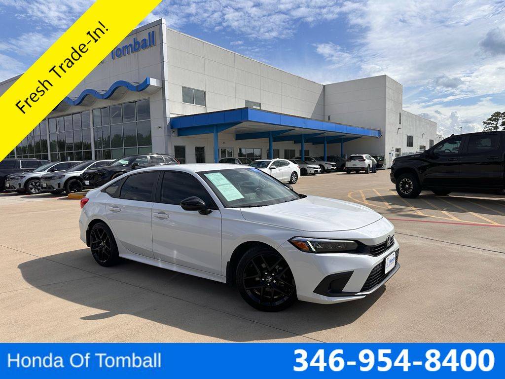 2022 Honda Civic Sport — Sedan — 27,445 mi — Tomball, TX