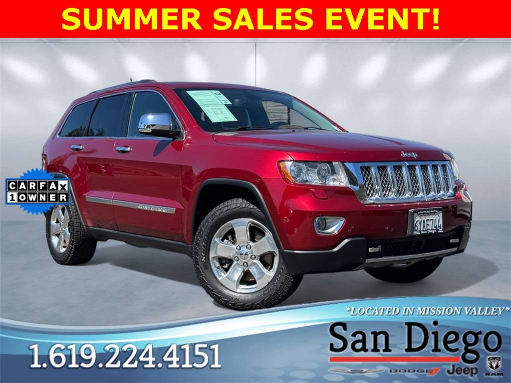2013 Jeep Grand Cherokee Overland Summit — SUV — 75,732 mi — San Diego, CA