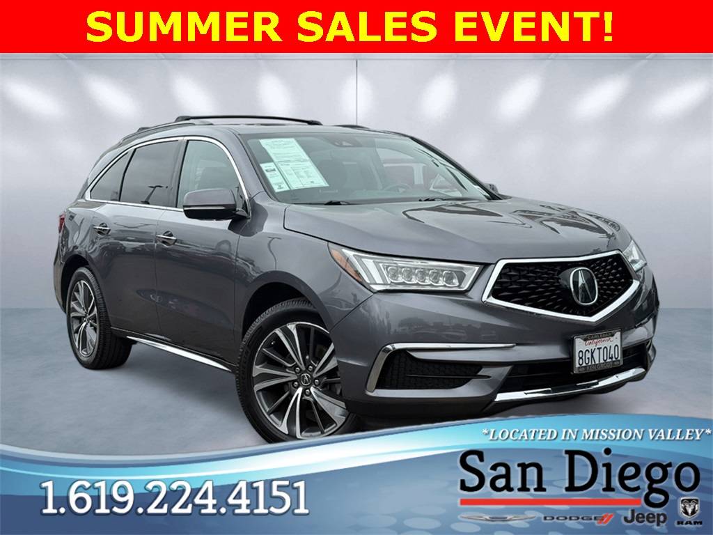 2019 Acura MDX Technology Package — SUV — 104,223 mi — San Diego, CA