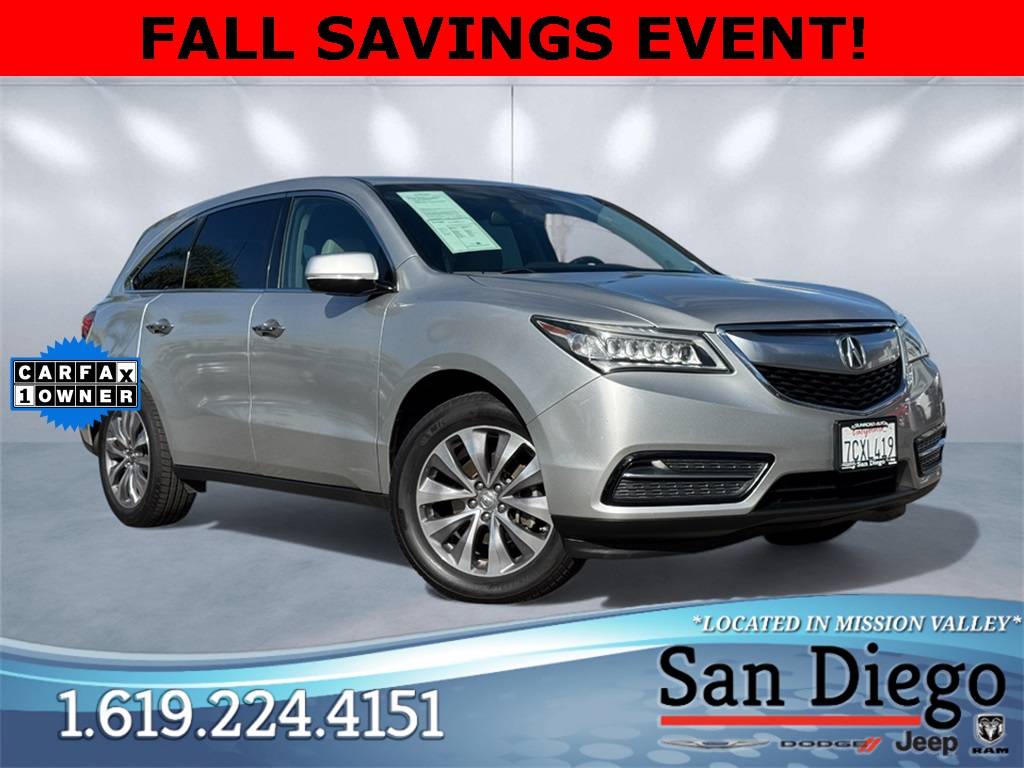 2014 Acura MDX Technology Package — SUV — 143,504 mi — San Diego, CA