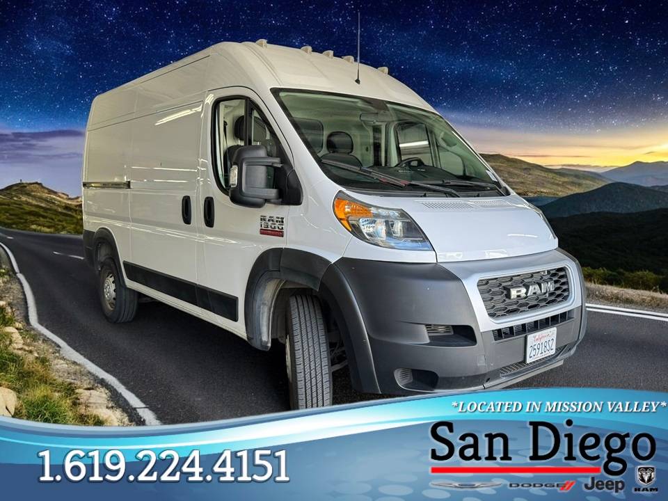 2019 Ram ProMaster Cargo Van 1500 — Cargo Van — 51,688 mi — San Diego, CA
